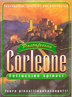Suomalainen lähiruoka on nyt pinnalla, mutta 90-luvun lopulla Leivon Leipomo valmisti tuorepastaa Corleone-nimellä.