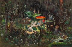 Sadun prinsessa / Sagans prinsessa / Fairy Tale Princess 1895–1896, öljy kankaalle / olja på duk / oil on canvas, 106 × 162 cm, Kansallisgalleria, Ateneumin taidemuseo / Finlands Nationalgalleri, Konstmuseet Ateneum / Finnish National Gallery, Ateneum Art Museum Kuva/Bild/Photo: Kansallisgalleria, Hannu Pakarinen / Finlands Nationalgalleri, Hannu Pakarinen / Finnish National Gallery, Hannu Pakarinen