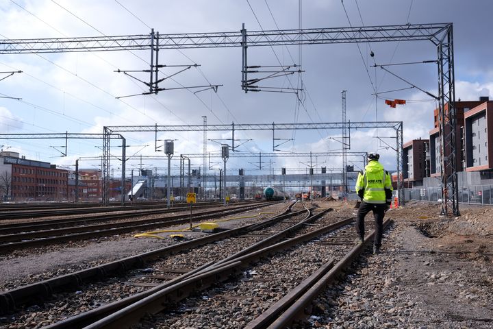 Kreate Rata aloitti työt Kupittaa-Turku-hankkeella maaliskuussa. (Kuva: Kreate Rata/Emmi Suuronen)