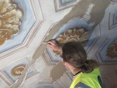 Yksityiskohta Kansalliskirjaston katosta. Valokuvaaja: Katri Winterhalter