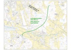 Den nya vägförbindelsen börjar vid den planskilda anslutningen för riksväg 3 och 8 och upphör vid Lillkyrovägen (regionväg 717).