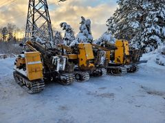 Hesperian puistossa tehtävissä kairauksissa käytetään kuvan mukaisia työkoneita. Kuva: Mitta Oy