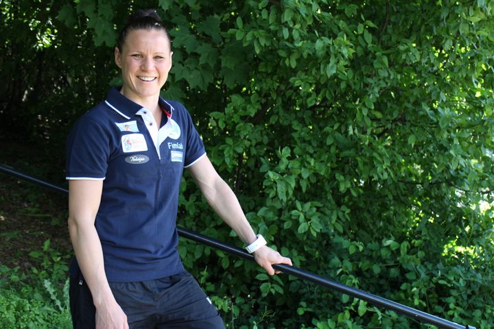 Tuore olympiamitalisti Mira Potkonen voitti Riossa pronssia nyrkkeilyn naisten kevytsarjassa. Kuva: Niko Airaksinen