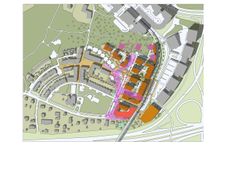 Referensplanen för detaljplanen Säterbergshörnet ändrades utgående från den respons som gavs och de utredningar som gjordes. Bild: Esbo stad