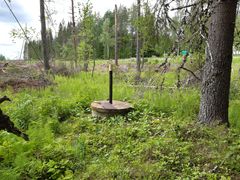 Lähteiden luonnontilaa heikentävät Pohjois-Savossa metsänhoitotoimet, ojitukset ja vedenotto, Rautavaara. Kuva: Riikka Juutinen/ELY
