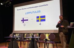 Toimitusjohtaja Markku Korkiakoski verkkokauppatoimittaja Vilkas Groupilta kertoi verkkokauppa-maaottelun madonluvut; Ruotsi voittaa Suomen 4-0!