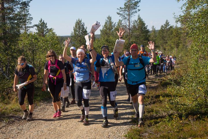 Rogaining-suunnistuksen EM-kisoihin on ilmoittautunut 481 osallistujaa 18 eri maasta. Kuva: Rogainingin MM-kisat 2015. 