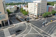 Työt olivat loppusuoralla Mannerheimintien, Koroistentien ja Korppaanmäentien risteysalueella 22.8.
Kuva: Miikka Kalke / Helsingin kaupunki.