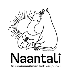 Naantali - Muumimaailman kotikaupunki -logo.