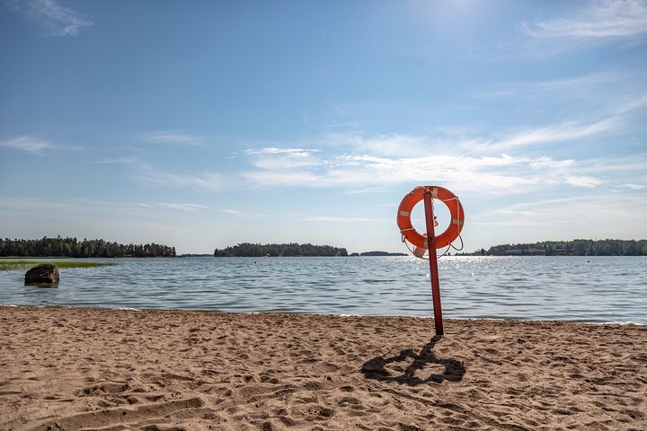 Laajasalon uimaranta. Kuva: Janne Koivisto