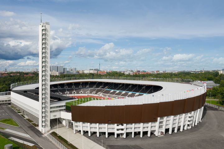 Olympiastadion tähtää hiilineutraaliuteen vuonna 2024. Kuvaaja: W. Hämäläinen.