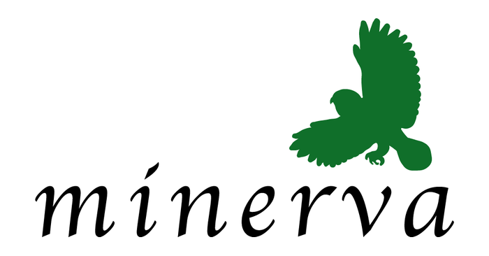 MINERVA_virallinen logo_vari_lapinakyva | Minerva Kustannus