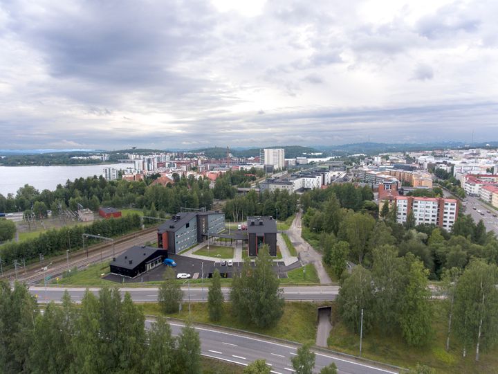 Etualalla Rise-kampus Jyväskylässä