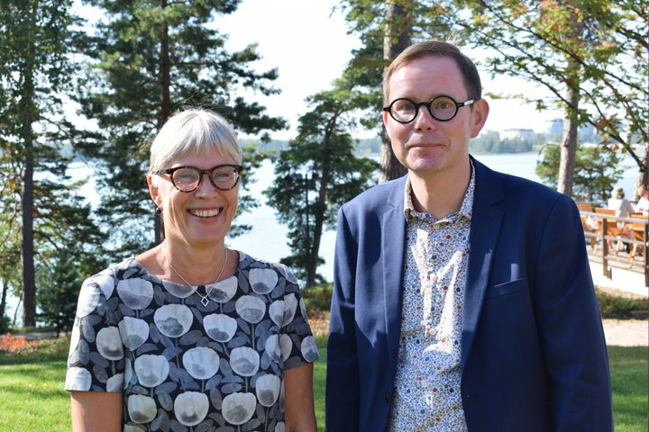 Maria Romantschuk och Victor Andersson