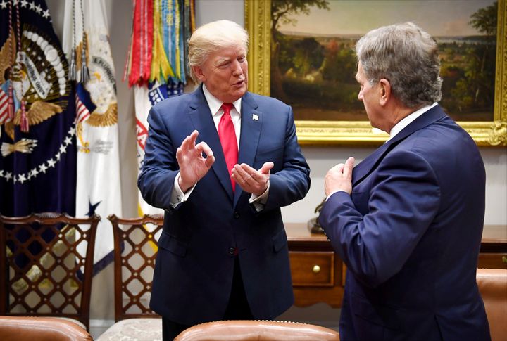 President Trump praised Finland’s top cyber expertise during president Niinistö’s state visit on August the 28th in Washington. Photo: Antti Aimo-Koivisto / the Office of the President of the Republic of Finland.