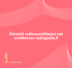 RadioGaalan äänestys on käynnissä 15.2.-7.3.