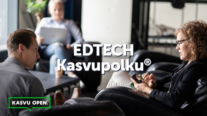 EDTECH Kasvupolku partners are Helsinki Education Hub, Oppiva Invest and Google for Education.