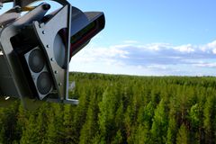 Laserkeilain tuottaa tarkkaa dataa metsästä ympäri vuoden.