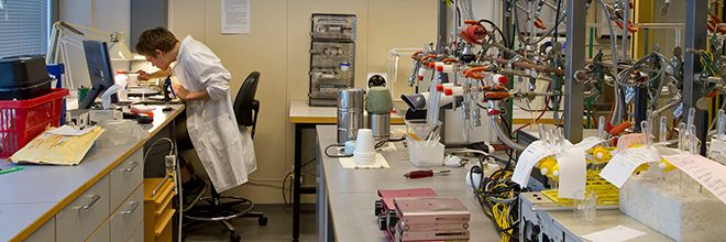 Ajoituslaboratorio sijaitsee Kumpulan tiedekampuksella (kuva: Marika Turtiainen)