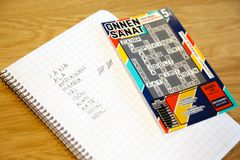Onnensanat-arvan päävoittoon tarvitaan 10 kokonaan auki saatua sanaa. Ja se onnistui Mänttä-Vilppulassa asuvalta naiselta.