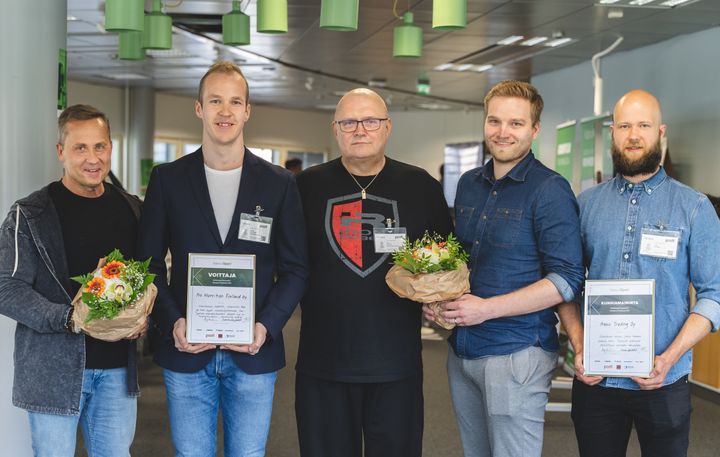 Verkkokaupan Kasvupolun voittajaksi valittiin oululainen Pro Nutrition Finland Oy​. Kasvupolun kunniamaininnan sai lahtelainen Preeco Trading Oy.
