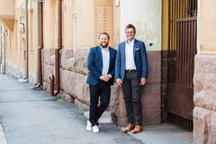 Smilen toimitusjohtaja Sami Asikainen ja VMP:n toimitusjohtaja Juha Pesola. Kuvaaja Jonathan Melartin.