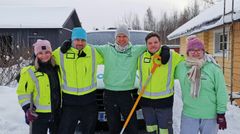 Kuvassa vasemmalta Virpi Suomalainen (Loimua), Toni Nikkanen (Loimua), Sami Ekmark (Commu), Otto Tuomi (Loimua) ja Karoliina Kauhanen (Commu)