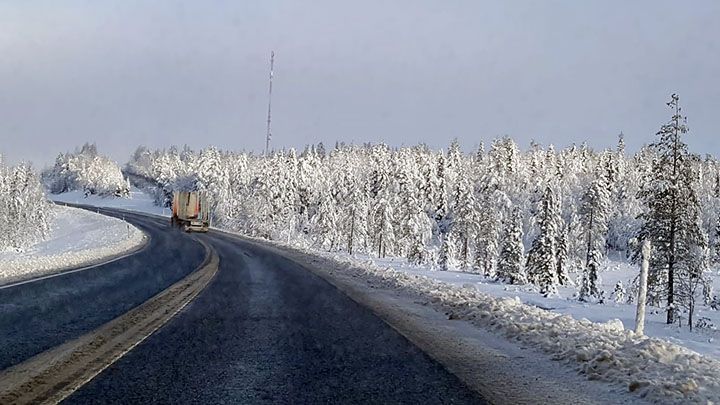 Talvinen valtatie 20.