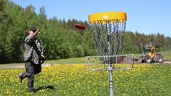 Wasa Disc Golf Club -seuran puheenjohtaja Antti Koskela. Kuva: Joonatan Knuutila