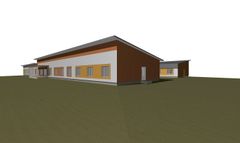 Havainnekuva (4) Attendon Kajaaniin rakennettavasta hoivakodista. Kuva: Attendo