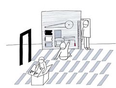 Metri-perheen mittailu ja peuhunurkka. Kuva Etana Editions