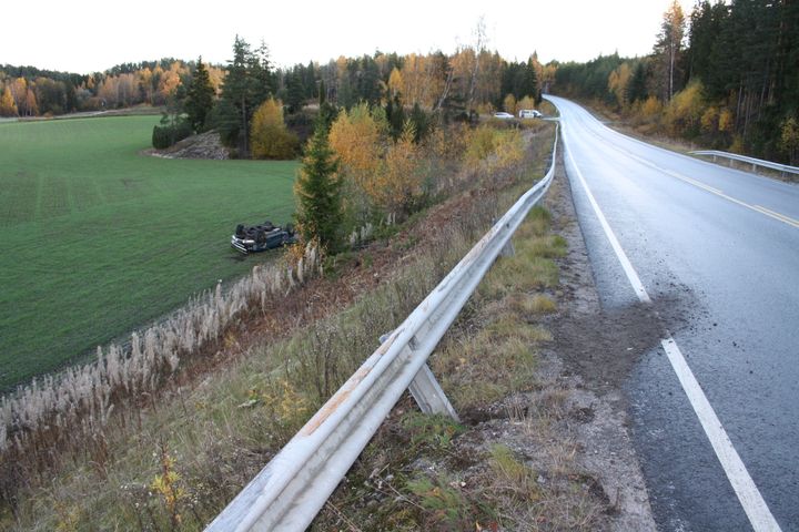 Yleisin onnettomuustyyppi on suistumisonnettomuus. Kuva: Liikenneonnettomuuksien tutkijalautakunta.