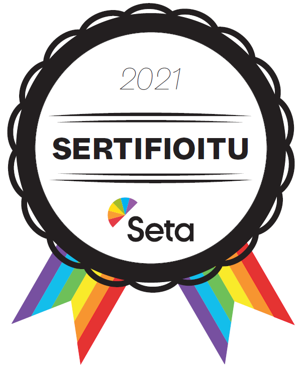 Kuva sertifikaatista, joka tulee näkymään Seniori-infon tiloissa.