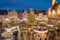 Joulutorin tähti on mahtava joulukuusi. Sen historia juontaa juurensa kauas menneisyyteen. Koristeltu kuusi on komeillut Tallinnan Raatihuoneen torilla jo vuodesta 1441 ja sen uskotaan olevan ensimmäinen Euroopassa julkisesti näytteille asetettu joulupuu.