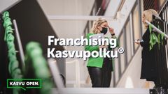 Franchising sparrausohjelman kumppanit ovat Eezy, Eversheds Asianajotoimisto, Franchise Business College, Franchise News, FranCon Franchise Consulting, Ketju.fi Yrittäjärekrytointipalvelut, Staria, Suomen Franchising-Yhdistys ry ja Varma.