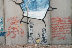 Banksy: Nimetön, 2005, Betlehem