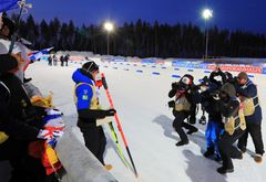 Maailmancupin avaukseen Kontiolahdelle on ilmoittautunut 12 kansainvälistä radio- tai televisokanavaa, jotka lähettävät kisatunnelmia kotimaahansa. Kuva: Esa Kinnunen.