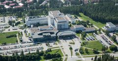 LSHP Arkisto, Lapin keskussairaala, kesä 2014 ilmakuva