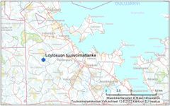 Hankealue rajautuu  Pohjois-Pohjanmaan maakuntarajaan.