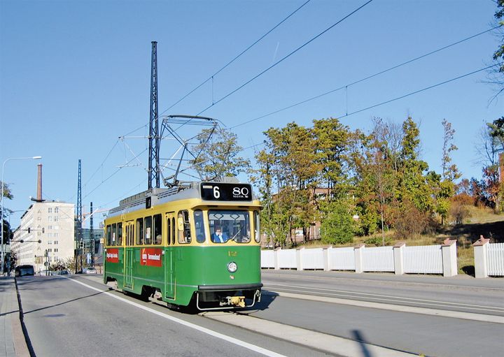 Vaunu 12 on yksi luovutettavista raitiovaunuista. Kuva: Daniel Federley