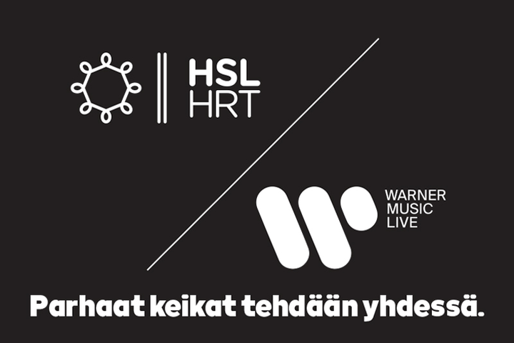 Yhteistyössä HSL ja Warner Music Live - Parhaat keikat tehdään yhdessä.