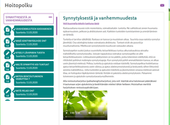 Esimerkki yhdestä synnytyspelon digihoitopolun istunnosta.