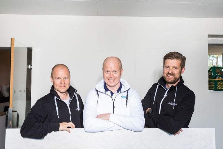 Patrik Borg, Antti Hagqvist ja Petteri Kilpinen