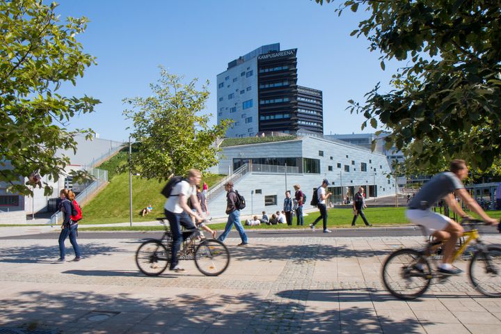 Tampereen yliopiston kampus Hervannassa. Kuva: Tampereen yliopisto