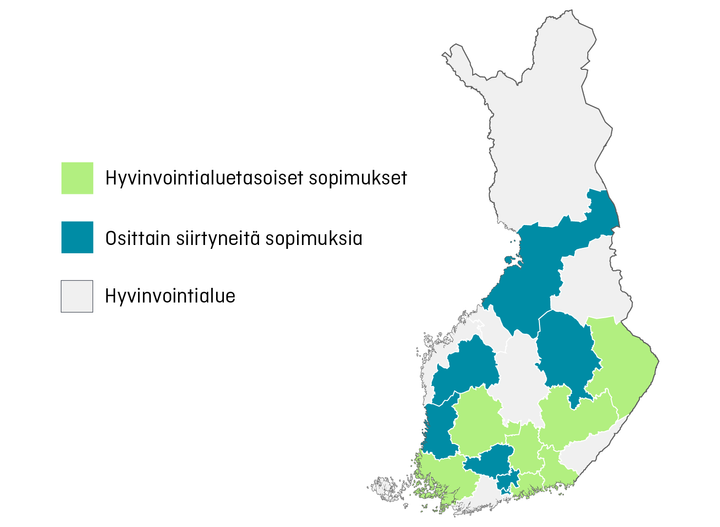 Sarastia Rekryn toiminta hyvinvointialueilla.