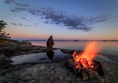 Saimaan Puruvedellä. Kuva: Timo Seppäläinen