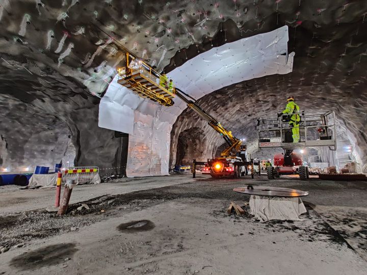 JIITEE Työt Oy:n tytäryhtiö JT Arbeten AB urakoi Tukholmassa Slussenin uudessa bussiterminaalissa. Kuva: JT Arbeten AB