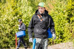 Biathlete Tero Seppala was one of the volunteers. He graduated as a forest engineer in 2021. Photo: Jarno Artika.