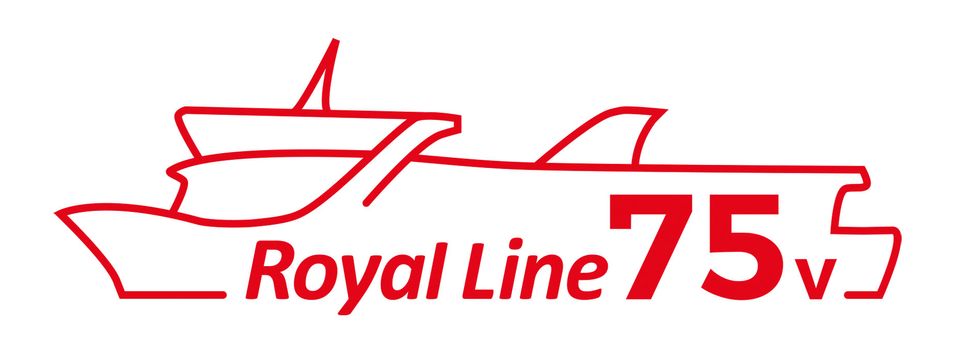 Royal Line 75 vuotta -logo