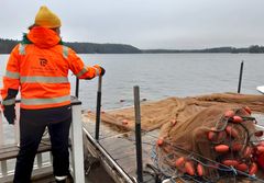 Punkalaitumen Vehkajärvi on yksi Pirkanmaan ELY-keskuksen rahoittama kunnostuskohde. Viime syksynä järvellä järjestettiin hoitokalastusta. KUVA: Salla Taskinen